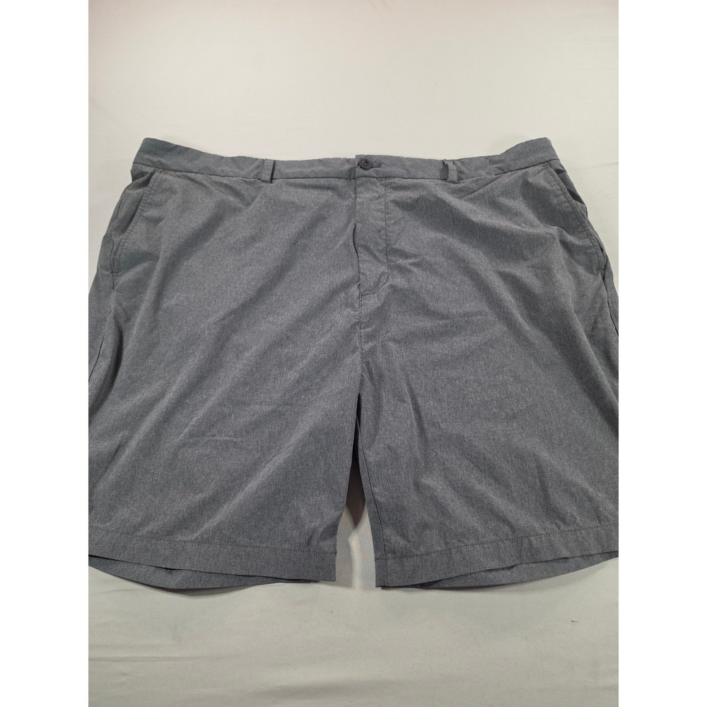 Vineyard Vines Performance Shorts Mens 46 Gray Heather Golf Stretch Flat Front